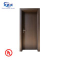 Commercial building UL 20min 45min 90min fire rated swing wooden fire door